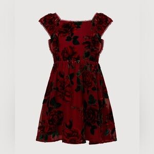 Rachel Parcell Girls Rose Fit & Flare Dress